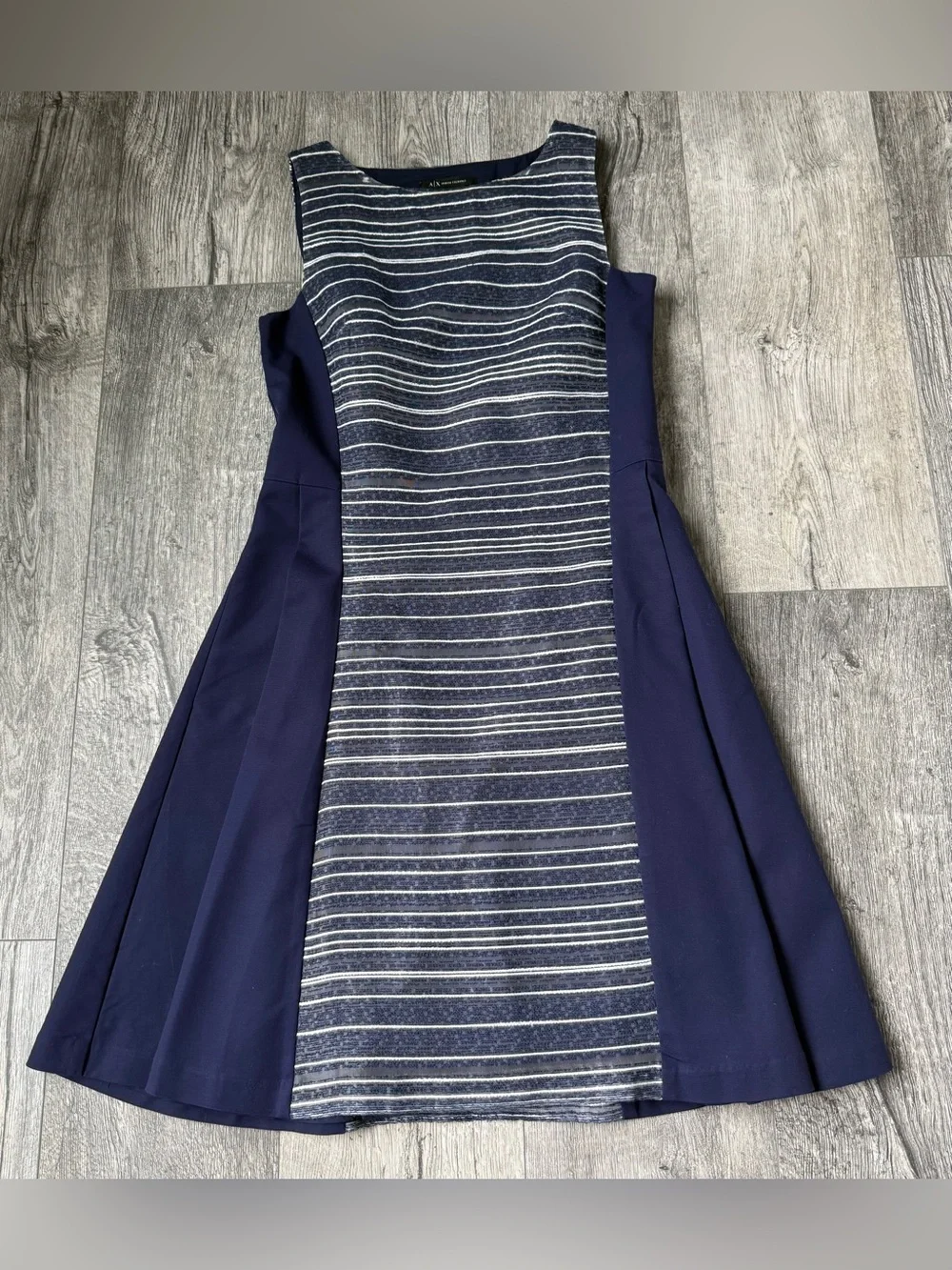 Armani Exchange A-Line Sleeveless Dress - Picture 1 of 7